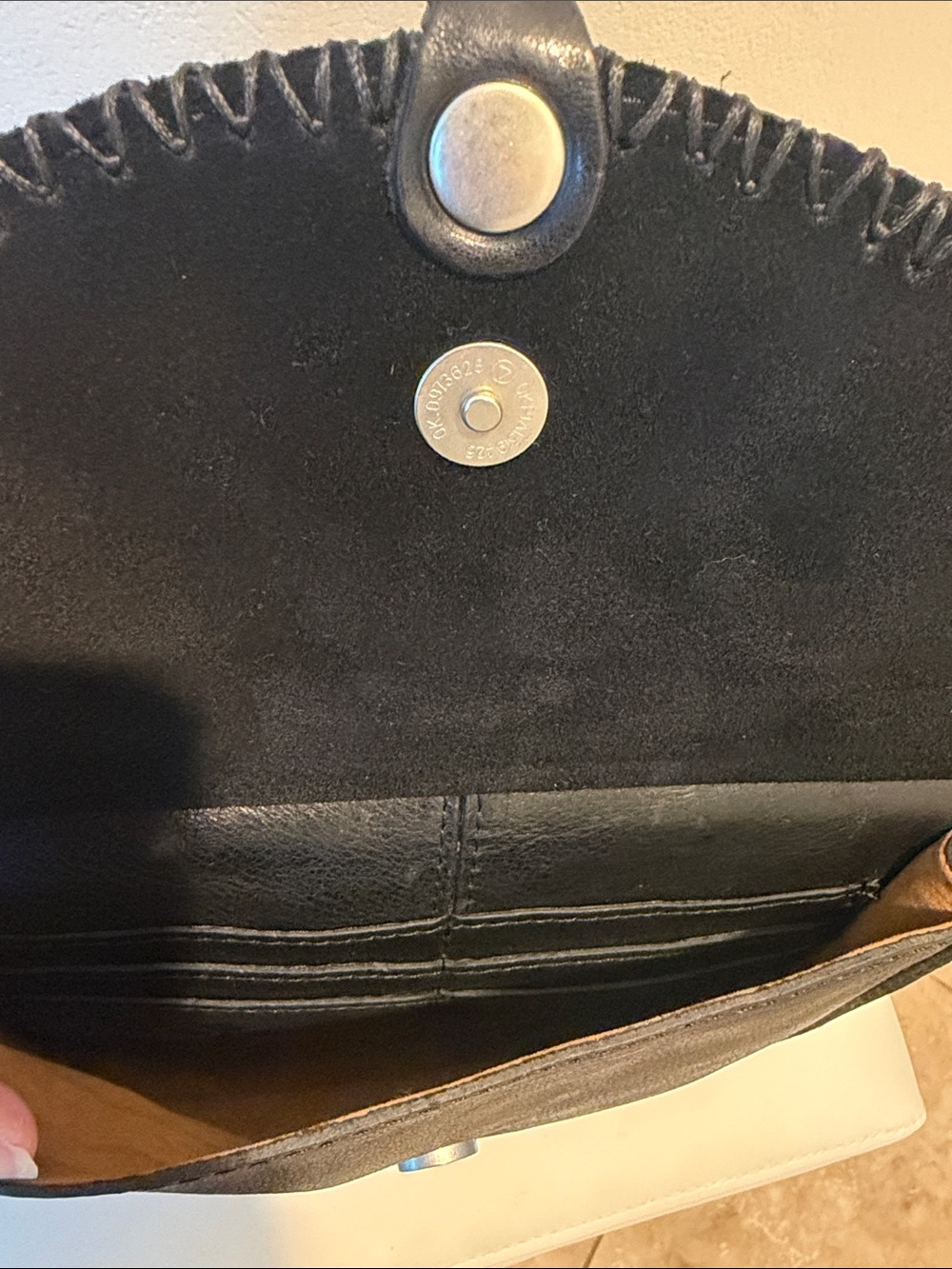 Patricia Nash Black Leather Camila Handbag with Tassel - Picture 5 of 9